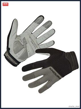 Endura Hummvee MTB Cycling Full Finger Gloves Gel Padding Neoprene Knuckle
